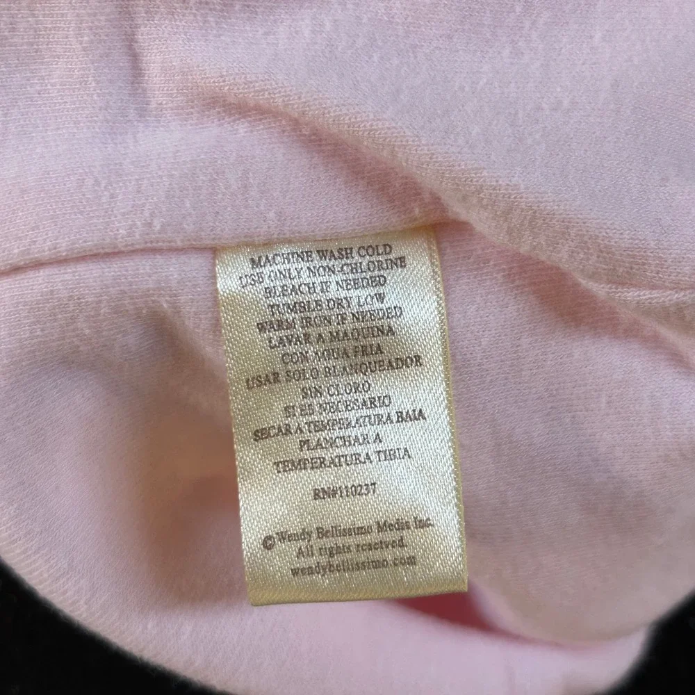 Baby Beanie Hat Pink Rose Applique Infant Newborn Girl Cute Soft size 0-3 Months